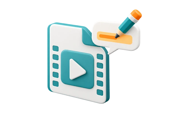 動画の一部に変更が必要になったイメージ